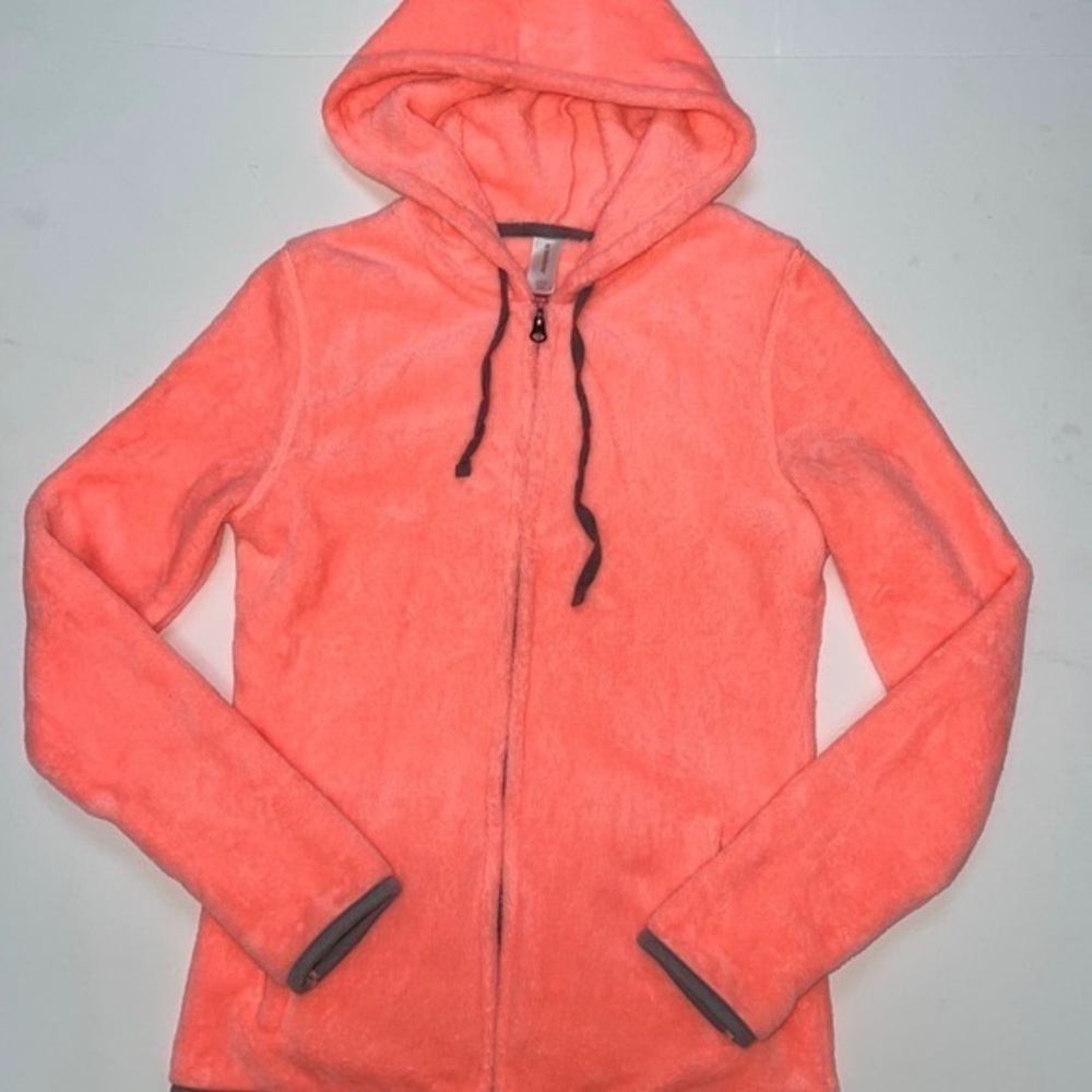 • Peach fleece hoodie •